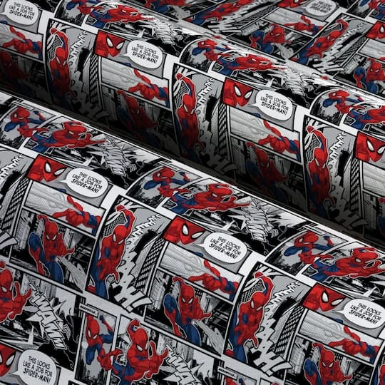 Marvel Spider-Man Comic Cotton Fabric 6 Marvel Spider-Man Comic Cotton Fabric - Image 4