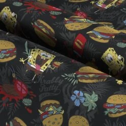 Nickelodeon SpongeBob & Plankton Patties Cotton Fabric 9 Nickelodeon SpongeBob & Plankton Patties Cotton Fabric -Michaels Fabric Sale D511032S 3
