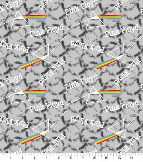 Perryscope Pink Floyd Tie Dye Dark Side Cotton Fabric 4 Perryscope Pink Floyd Tie Dye Dark Side Cotton Fabric - Image 2