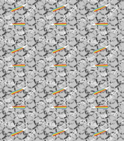 Perryscope Pink Floyd Tie Dye Dark Side Cotton Fabric 5 Perryscope Pink Floyd Tie Dye Dark Side Cotton Fabric - Image 3