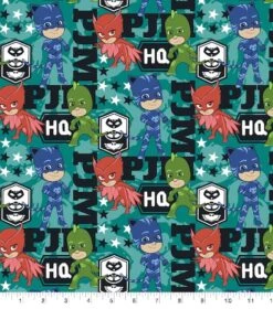 Eone Pj Masks HQ Cotton Fabric