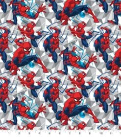 Marvel® Spider-Man Geo Packed Cotton Fabric -Michaels Fabric Sale D511044S 1