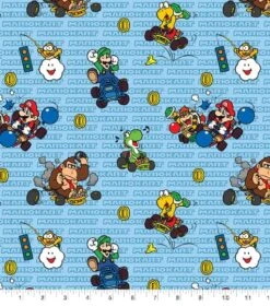 Nintendo® Mario Kart Cotton Fabric -Michaels Fabric Sale D511059S 1