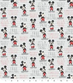 Disney® Mickey Mouse Timeless Classic Cotton Fabric -Michaels Fabric Sale D511062S 1