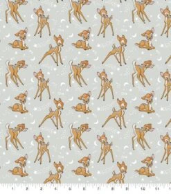 Disney® Bambi Moon & Stars Nursery Cotton Fabric -Michaels Fabric Sale D511066S 1