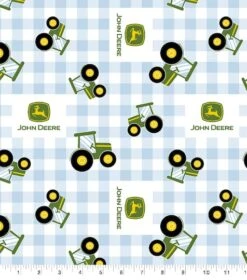 John Deere® Nursery Plaid Cotton Fabric -Michaels Fabric Sale D511067S 1