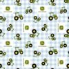 John Deere® Nursery Plaid Cotton Fabric