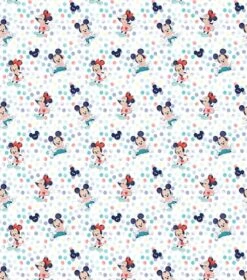 Disney® Mickey & Minnie Polka Dot Cotton Fabric -Michaels Fabric Sale D511071S 2 1