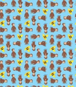 Universal Studios™ Curious George Cotton Fabric