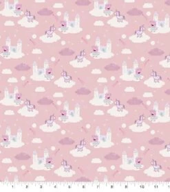 Eone Peppa Pig Dreamland Castles Cotton Fabric -Michaels Fabric Sale D511084S 1