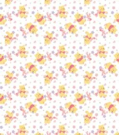 Disney® Pooh & Piglet Flowers Cotton Fabric -Michaels Fabric Sale D511088S 2 1
