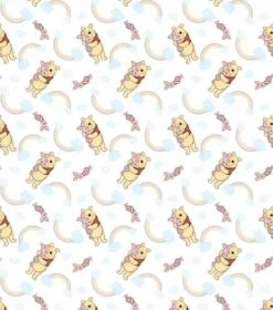 Disney® Pooh & Piglet Rainbow Cotton Fabric -Michaels Fabric Sale D511089S 2 1