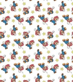 Nintendo® Super Mario Retro Cotton Fabric