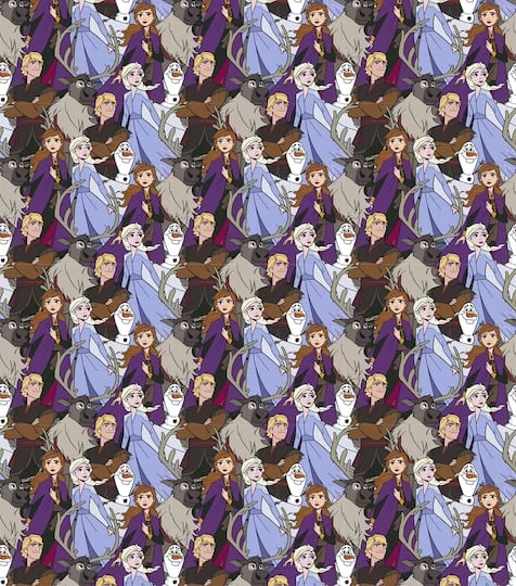 Disney® Frozen 2 Friends Packed Cotton Fabric 5 Disney® Frozen 2 Friends Packed Cotton Fabric - Image 3