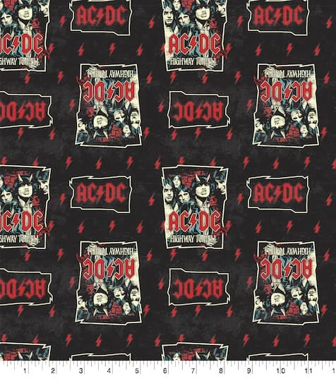 Perryscope AC/DC Cotton Fabric 4 Perryscope AC/DC Cotton Fabric - Image 2