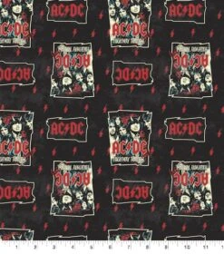 Perryscope AC/DC Cotton Fabric