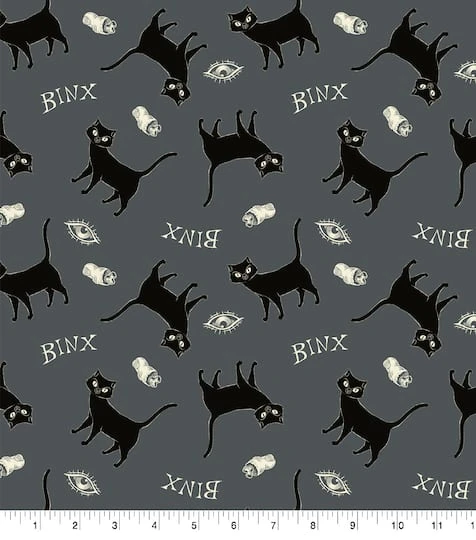 Disney® Hocus Pocus Binx Cotton Fabric 4 Disney® Hocus Pocus Binx Cotton Fabric - Image 2