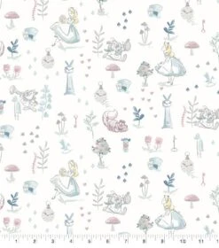 Disney® Alice In Wonderland Cast Of Characters Cotton Fabric 7 Disney® Alice In Wonderland Cast Of Characters Cotton Fabric -Michaels Fabric Sale D511139S 1 1