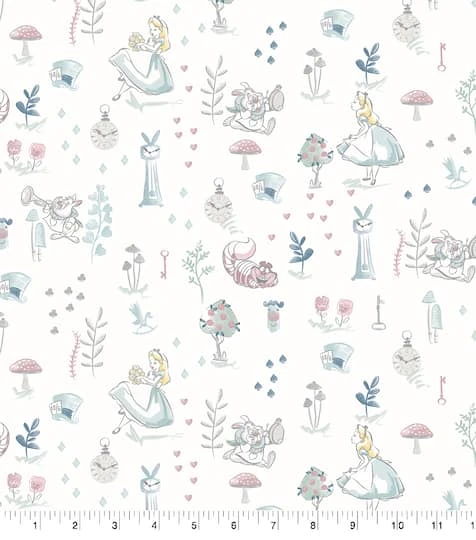 Disney® Alice In Wonderland Cast Of Characters Cotton Fabric 3 Disney® Alice In Wonderland Cast Of Characters Cotton Fabric