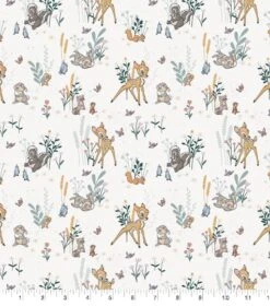 Disney® Bambi & Friends Cotton Fabric 7 Disney® Bambi & Friends Cotton Fabric -Michaels Fabric Sale D511143S 1 1