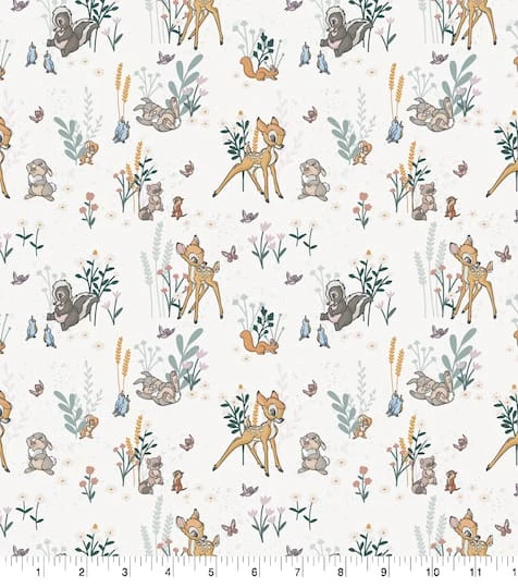 Disney® Bambi & Friends Cotton Fabric 4 Disney® Bambi & Friends Cotton Fabric - Image 2