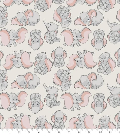 Disney® Dumbo Poses Cotton Fabric 3 Disney® Dumbo Poses Cotton Fabric