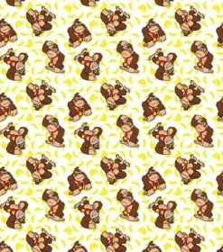 Nintendo Donkey Kong Banana Packed Cotton Fabric -Michaels Fabric Sale D511145S 2
