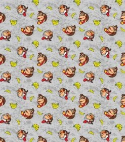 Nintendo Donkey Kong Diddy Badges Cotton Fabric 8 Nintendo Donkey Kong Diddy Badges Cotton Fabric -Michaels Fabric Sale D511148S 2