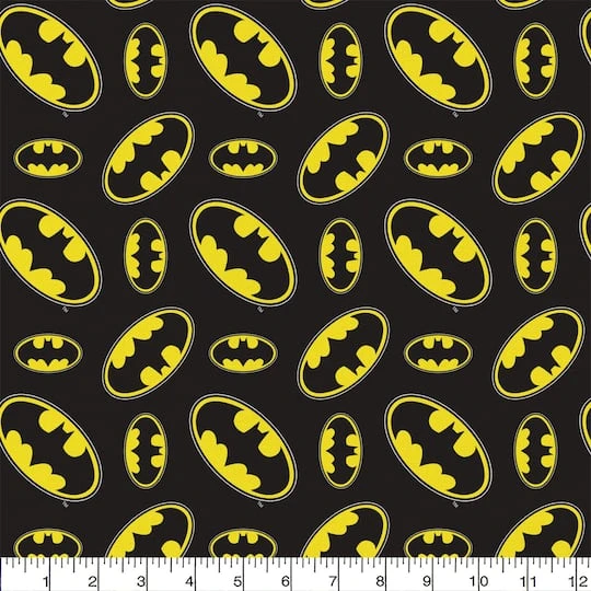 DC Comics Batman Toss Cotton Fabric 8yd. Bolt 5 DC Comics Batman Toss Cotton Fabric 8yd. Bolt - Image 3