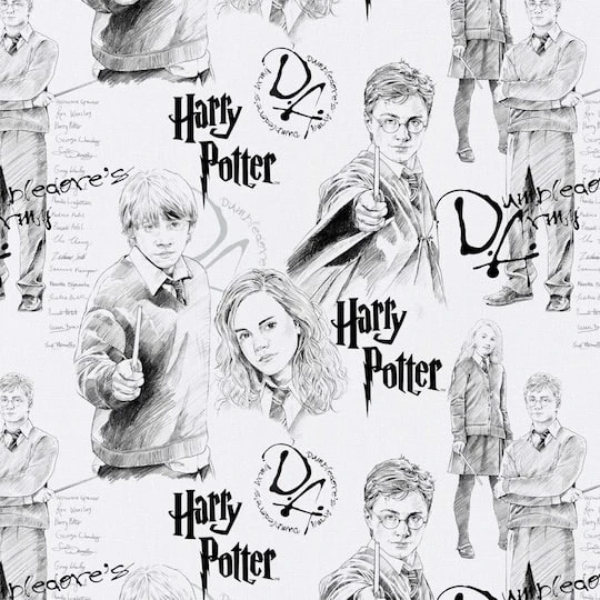 Harry Potter Mystery Magic Cotton Fabric 8yd. Bolt 4 Harry Potter Mystery Magic Cotton Fabric 8yd. Bolt - Image 2