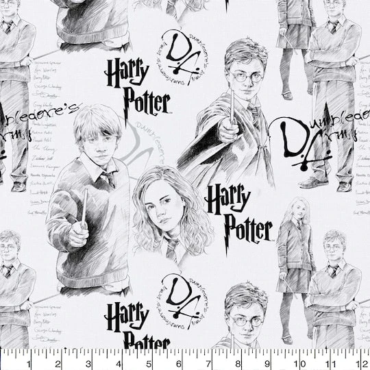 Harry Potter Mystery Magic Cotton Fabric 8yd. Bolt 5 Harry Potter Mystery Magic Cotton Fabric 8yd. Bolt - Image 3