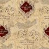 Harry Potter Marauder's Map Cotton Fabric 8yd. Bolt -Michaels Fabric Sale D614389S 1
