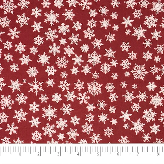 SINGER Christmas Poinsettia Cotton Fabric Fat Quarter Bundle 8 SINGER Christmas Poinsettia Cotton Fabric Fat Quarter Bundle - Image 6