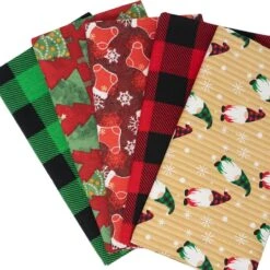 SINGER Christmas Holiday Gnome Cotton Fabric Fat Quarter Bundle 12 SINGER Christmas Holiday Gnome Cotton Fabric Fat Quarter Bundle -Michaels Fabric Sale D758163S 2