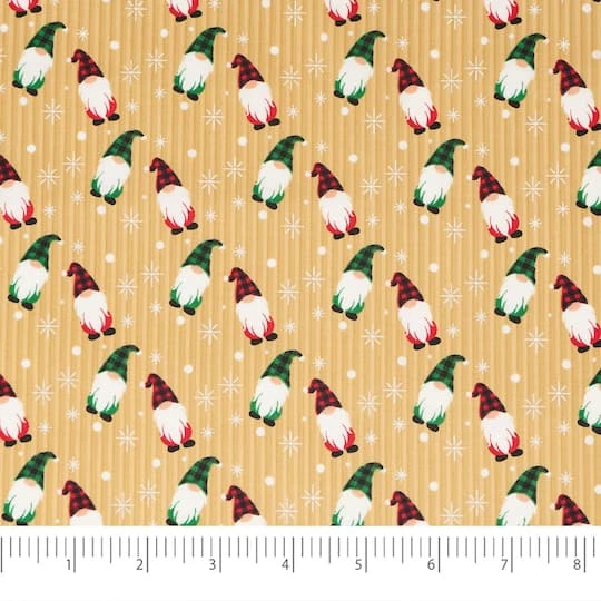 SINGER Christmas Holiday Gnome Cotton Fabric Fat Quarter Bundle 6 SINGER Christmas Holiday Gnome Cotton Fabric Fat Quarter Bundle - Image 4