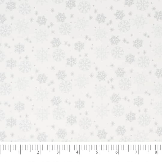 SINGER Christmas Snowflake Cotton Fabric Fat Quarter Bundle 8 SINGER Christmas Snowflake Cotton Fabric Fat Quarter Bundle - Image 6