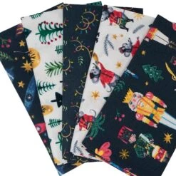 SINGER Christmas Nutcracker Cotton Fabric Fat Quarter Bundle 12 SINGER Christmas Nutcracker Cotton Fabric Fat Quarter Bundle -Michaels Fabric Sale D758174S 2