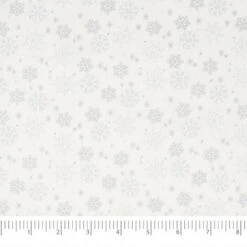 SINGER Christmas White Snowflakes Cotton Fabric 7 SINGER Christmas White Snowflakes Cotton Fabric -Michaels Fabric Sale D758188S 2