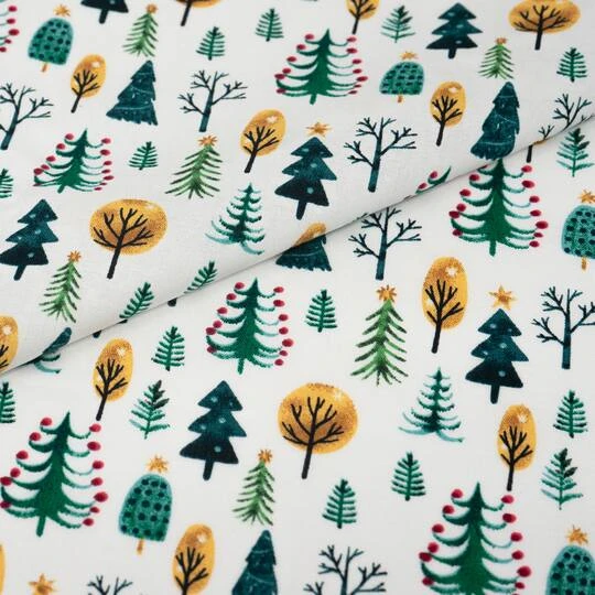 SINGER Christmas Nutcrackers Trees Cotton Fabric 4 SINGER Christmas Nutcrackers Trees Cotton Fabric - Image 2
