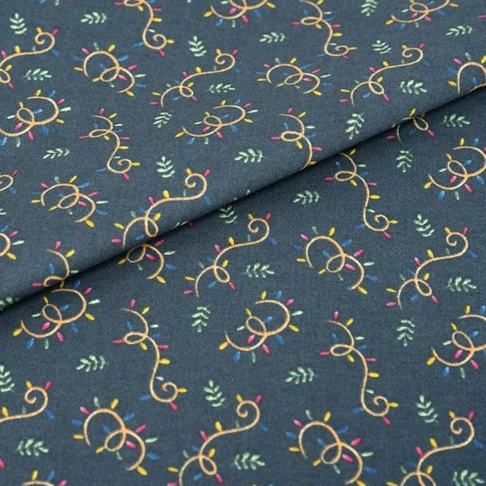 SINGER Christmas Nutcrackers Lights Cotton Fabric 4 SINGER Christmas Nutcrackers Lights Cotton Fabric - Image 2