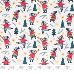SINGER Christmas Nutcrackers Mouse Cotton Fabric 7 SINGER Christmas Nutcrackers Mouse Cotton Fabric -Michaels Fabric Sale D758195S 2