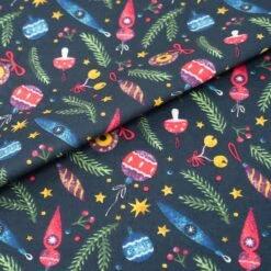 SINGER Christmas Nutcrackers Ornaments Cotton Fabric