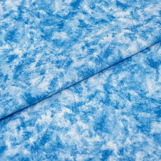 SINGER Christmas Tone-on-Tone Steel Blue Cotton Fabric 3 SINGER Christmas Tone-on-Tone Steel Blue Cotton Fabric