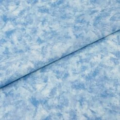 SINGER Christmas Tone-on-Tone Blue Cotton Fabric