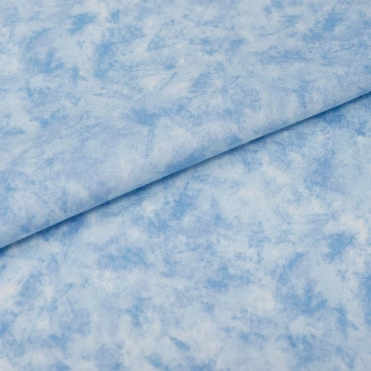 SINGER Christmas Tone-on-Tone Light Blue Cotton Fabric 4 SINGER Christmas Tone-on-Tone Light Blue Cotton Fabric - Image 2