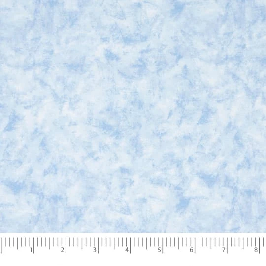 SINGER Christmas Tone-on-Tone Light Blue Cotton Fabric 5 SINGER Christmas Tone-on-Tone Light Blue Cotton Fabric - Image 3